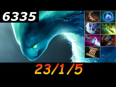 Dota 2 Morphling 6335 MMR 23/1/5 (Kills/Deaths/Assists) Ranked Full Gameplay