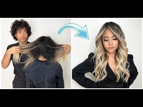 Técnica MEDIA LUNA ?? -California Blonde Balayage  - Tutorial Completo