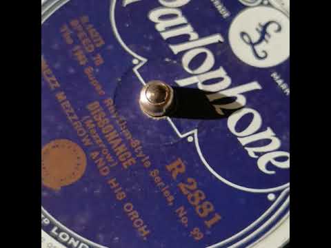 Mezz Mezzrow And His Orchester – Dissonance / 78rpm / Schellack / shellac record