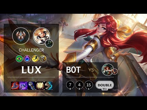 Lux Bot vs Miss Fortune - BR Challenger Patch 10.3