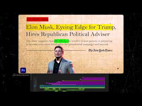 Vox Style Newspaper Animation in Premiere Pro | Johnny Harris Inspired (DM for Work)