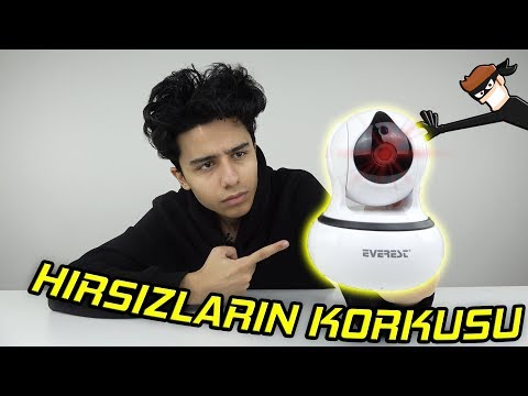 HIRSIZLARI PES ETTİRECEK AKILLI KAMERA! (Everest DF-805W IP Kamera)