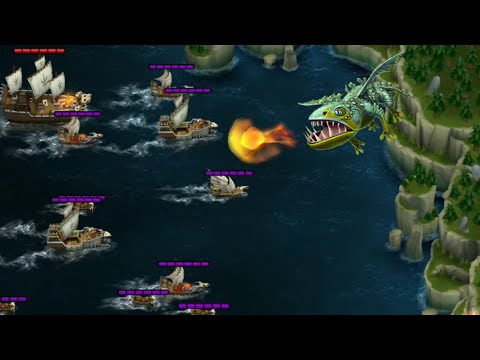 Shipsbane VS Fleet 80 - Defending Berk - Dragons:Rise of Berk
