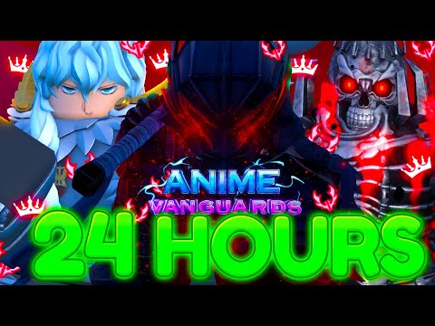 I Spent 24 HOURS in the *NEW* BERSERK Update in Anime Vanguards Roblox!
