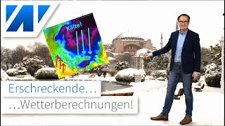 Erschreckende Wettervorhersagen. Schneesturm und Kälte gegen Rekordwärme. Update bis Anfang März.