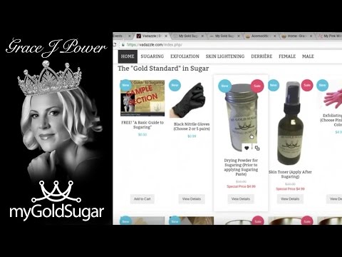 Virtual tour of Vadazzle.com with Grace Power