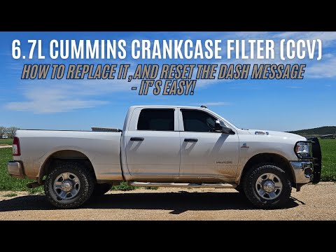 6.7l Dodge Ram Crankcase Filter Replacement DIY | Step-by-Step Guide for 6.7L Cummins It's Easy