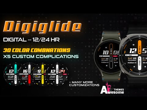 Digiglide - Digital Watch Face