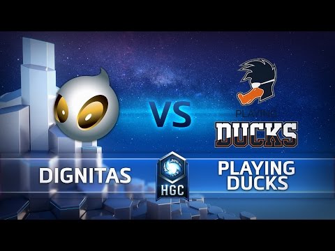 HGC EU - Phase 1 Part 2  - Game 2 - Playing Ducks vs Team Dignitas