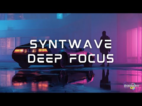 Synthwave Study Music   Neon Nights & Retro Beats for Focus & Concentration