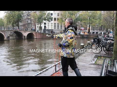 MAGNET FISHING IN AMSTERDAM CANALS
