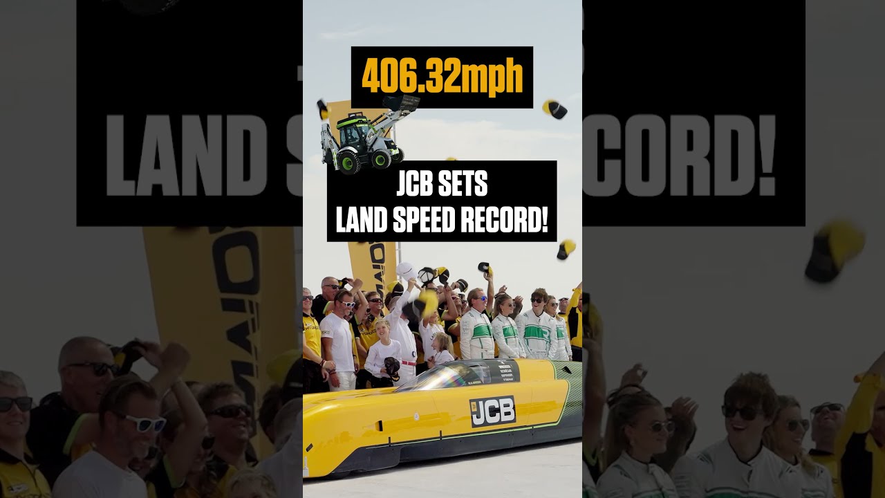 Land speed record SMASHED - by a JCB