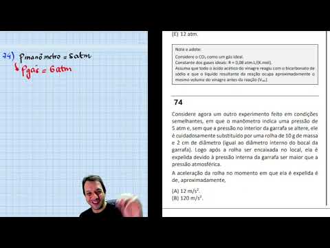 Questão 74 | FUVEST 2025 | Física | Considere agora um outro experimento feito em condições