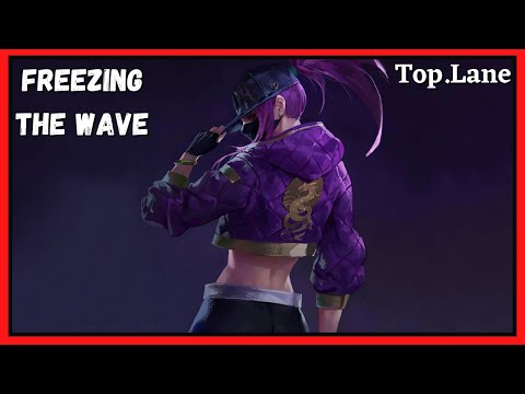 Wave Management / Freezing for Kill Set up / CS Lead  ~  AKALI vs KARMA | (Top) | 12.8 | NA