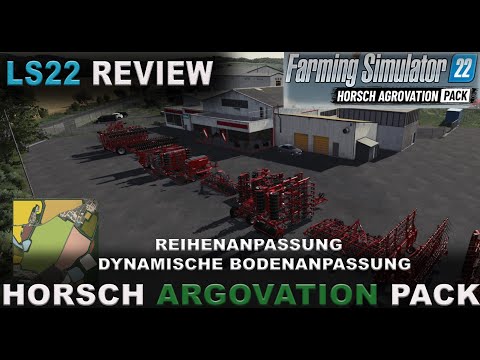 LS22 - Horsch AgroVation DLC - Review - All content MAP and machines!