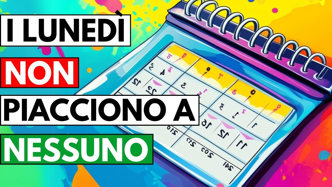 Ti Senti DISTRUTTO Ogni Lunedì? Ecco La Soluzione