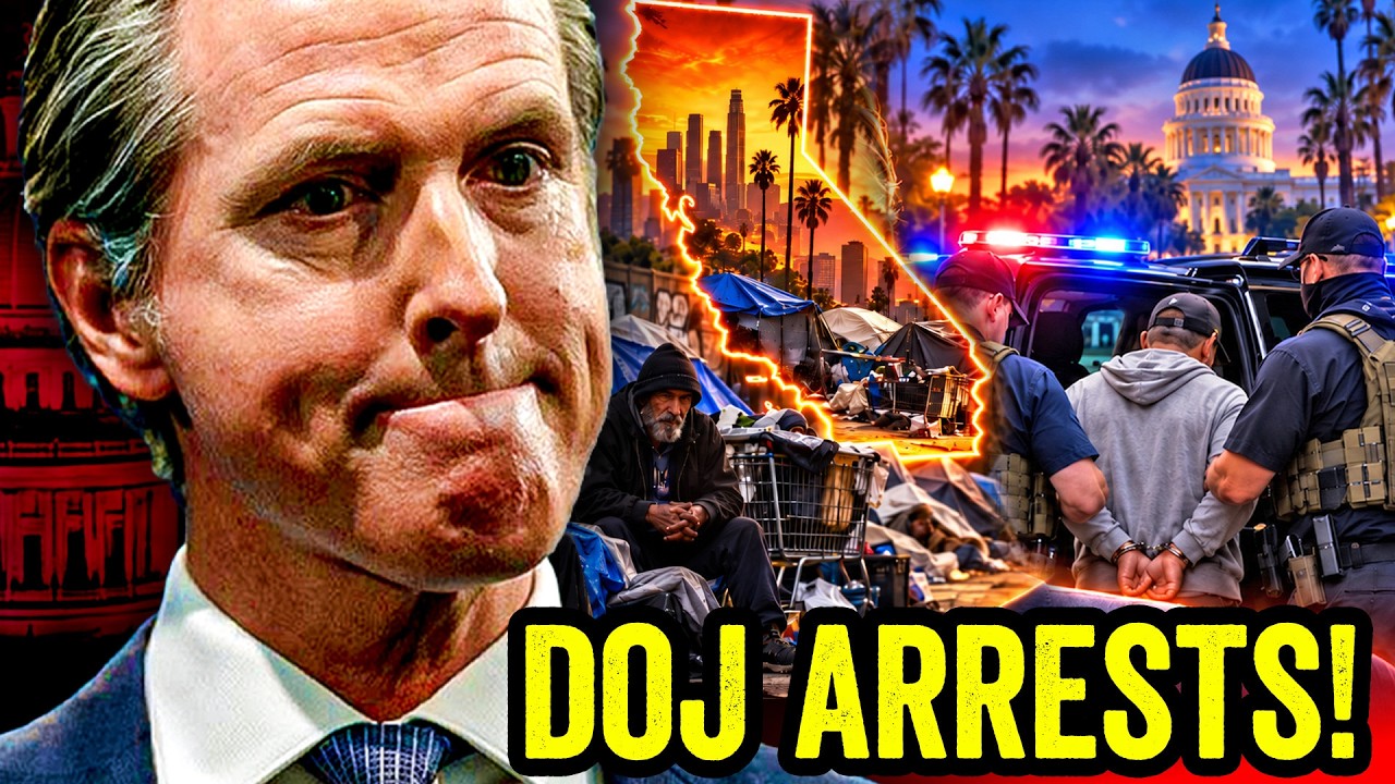 Newsom’s Homeless Spending CRISIS Deepens After DOJ ARRESTS!!!
