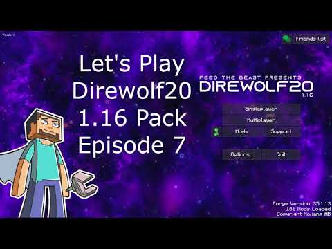 Let's Play Direwolf20 1 16 Pack Episode 7