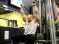 Seated Rope Triceps Extension WNBF Pro Levi Burge