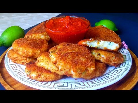 Картофельные биточки с томатно- чесночным соусом /Not expensive potato dish