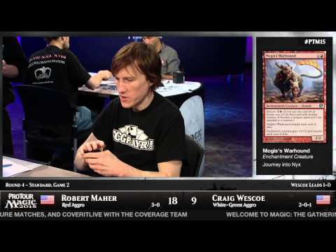 Pro Tour Magic 2015 - Round 4 (Standard) - Bob Maher vs. Craig Wescoe