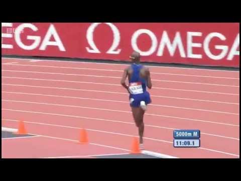 Mo Farah Wins Men's 5000m wih New WL at London Diamond League 2016