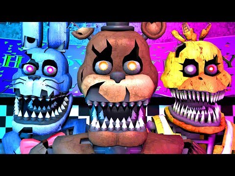 Five Nights at Freddy's Song (FNAF SFM 4K Twisted)(Ocular Remix) 