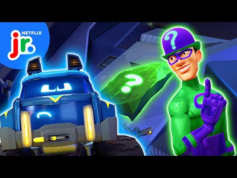 Solving the Riddler's Puzzle! 🧩 Batwheels | Netflix Jr