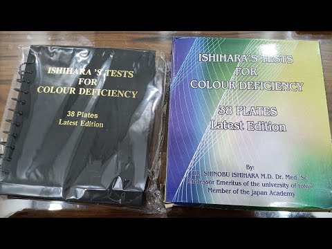 Ishihara Color Blindness Test Book 38 Plates