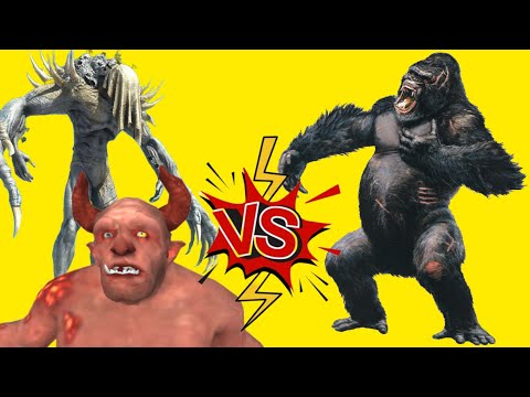Animal Revolt Battle Simulator. Infernals VS Mutant primates (every unit).