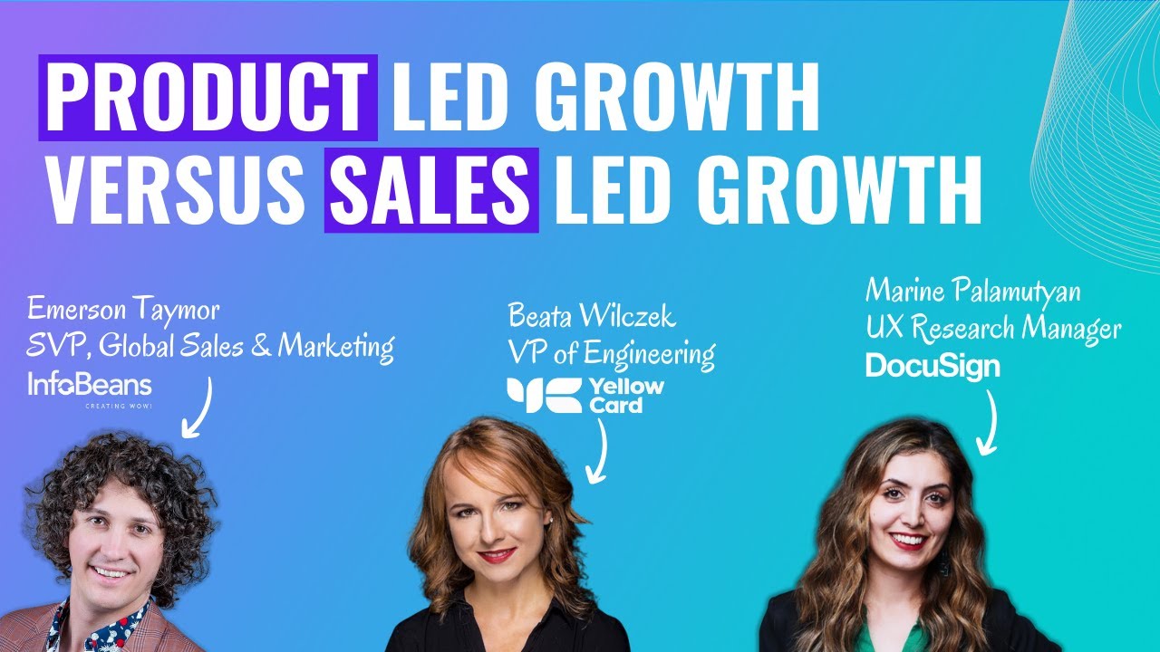 When to Focus on Product Led Growth (and Why Sales ... - YouTube