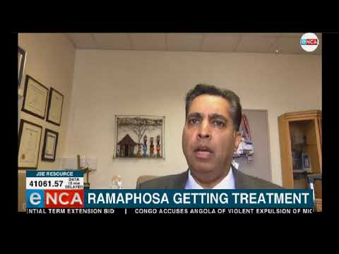 Ramaphosa getting treatment