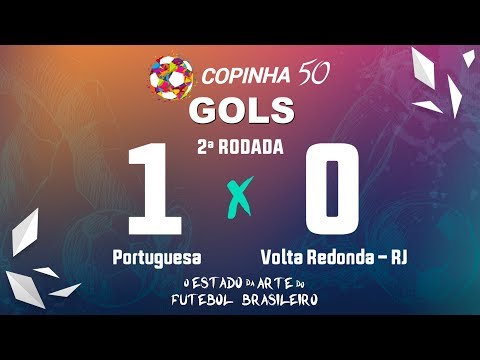 Gol de Portuguesa 1 X 0 Volta Redonda - RJ, Copinha 2019