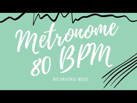 Metronome - 80 BPM - Rhythm and Groove Practice