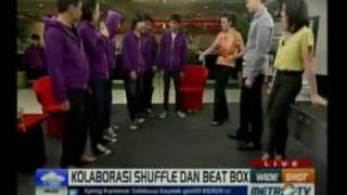 Trois Dimentions Beatbox and shuffle on wideshoot metro tv
