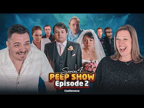 Mark is FORCED to Present to the Board! 😰 Americans React to Peep Show S4E2