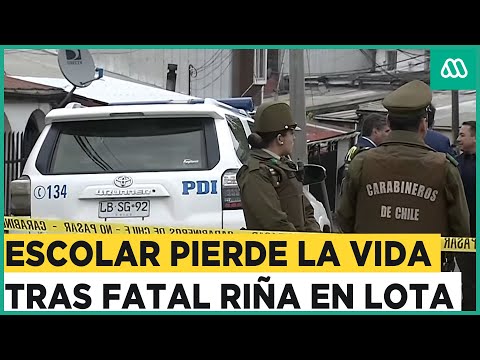 Estudiante pierde la vida tras fatal pelea entre escolares en Lota