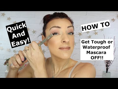 Removing Waterproof and Stubborn mascara | Quick and easy!