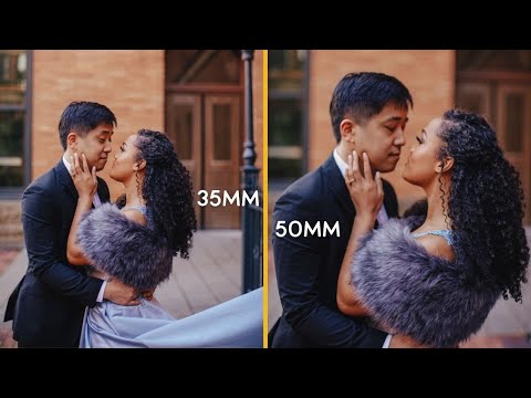 35mm vs 50mm Lens Comparison for Couple Photography