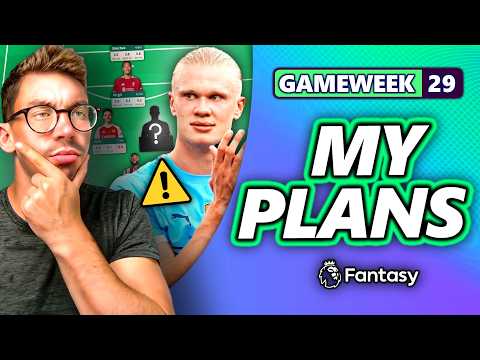 KEEP/SELL HAALAND? ⚠️ MY FPL GAMEWEEK 29 TRANSFER PLANS! | Fantasy Premier League Tips 25/26