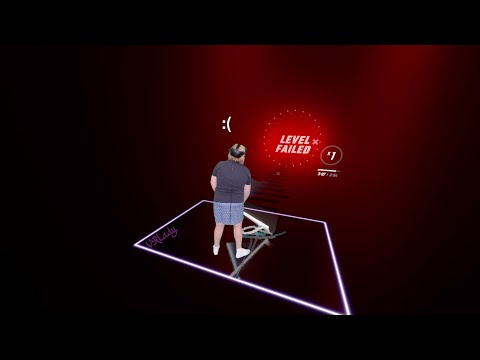 Beat Saber ★ Fatboy Slim - The Rockafeller Skank [Expert] ★ Mixed Reality