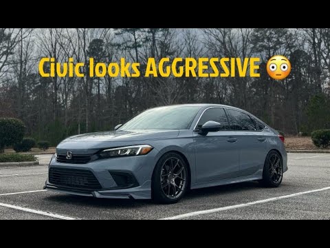 Installing a Yofer front lip on a BRAND NEW 2024 Honda Civic