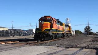 preview picture of video 'BNSF Local at Clifton, TX'