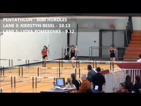 2014 GPAC Indoor Pentathlon: 60m Hurdles - Heat 2