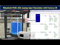Mitsubishi PLC Analog Input Tank Level Scaling With Factory I O PLC Mitsubishi FX3U 4DA