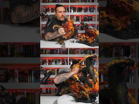 Trying To Figure Out How To Assemble The Ghost Rider Premium Format #Ghostrider #Sideshow #Marvel
