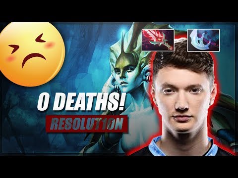 Dota Pro: Resolut1on Naga Siren 0 deaths! | Dota 2 Highlights