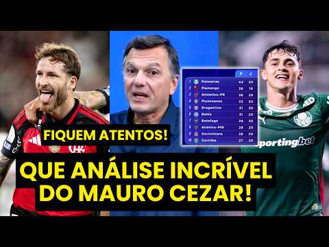 QUE AULA! “ISSO É ASSUSTADOR e BIZARRO! FLAMENGO e PALMEIRAS no BRASIL hoje…” | MAURO CEZAR