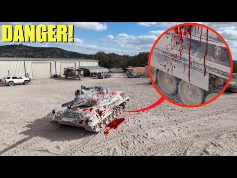 If you ever see a TANK with BLOOD all over it, Drive away fast! (It's not Safe)