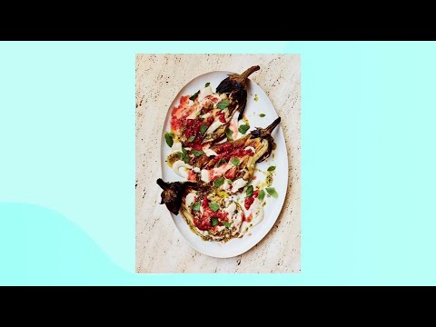 An Israeli-inspired charred whole eggplant recipe